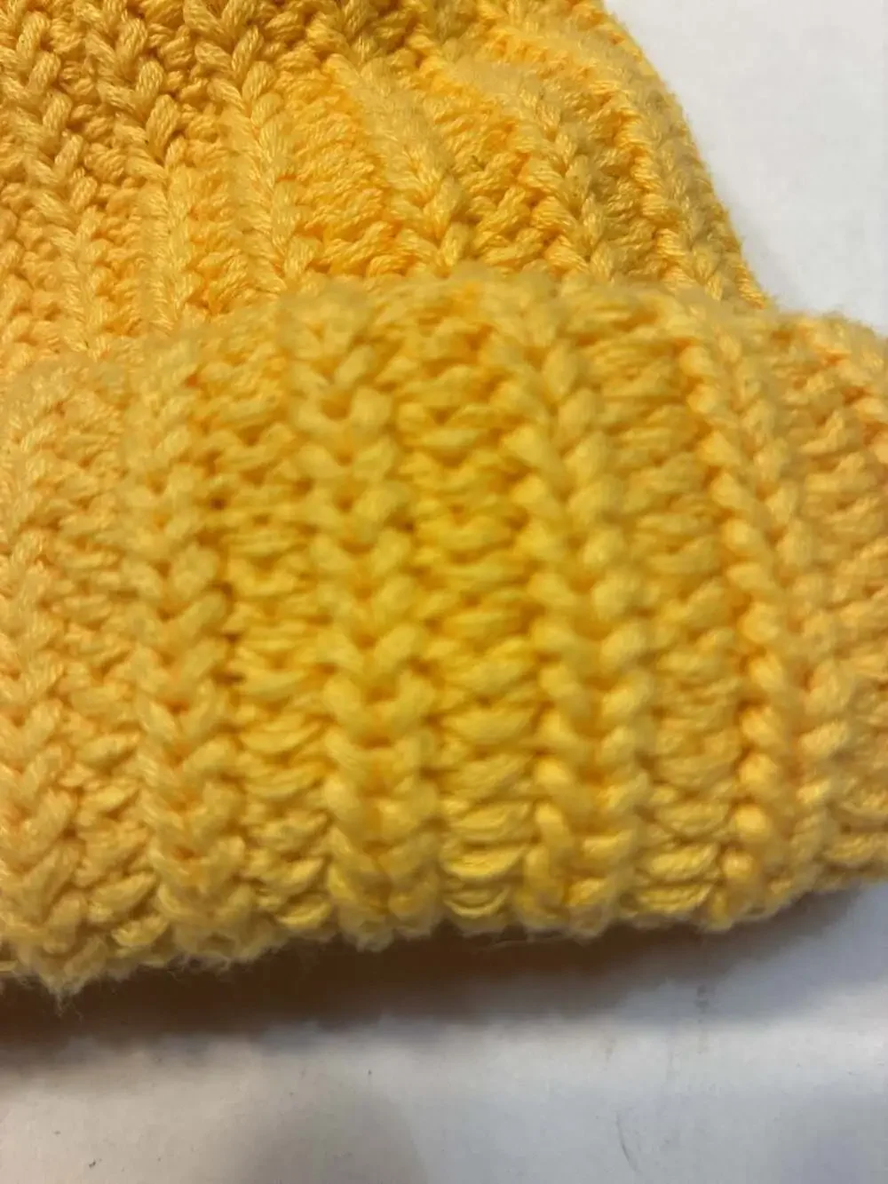 Love Your Melon Peanuts Charlie Brown Yellow Knit Beanie with Black Pom